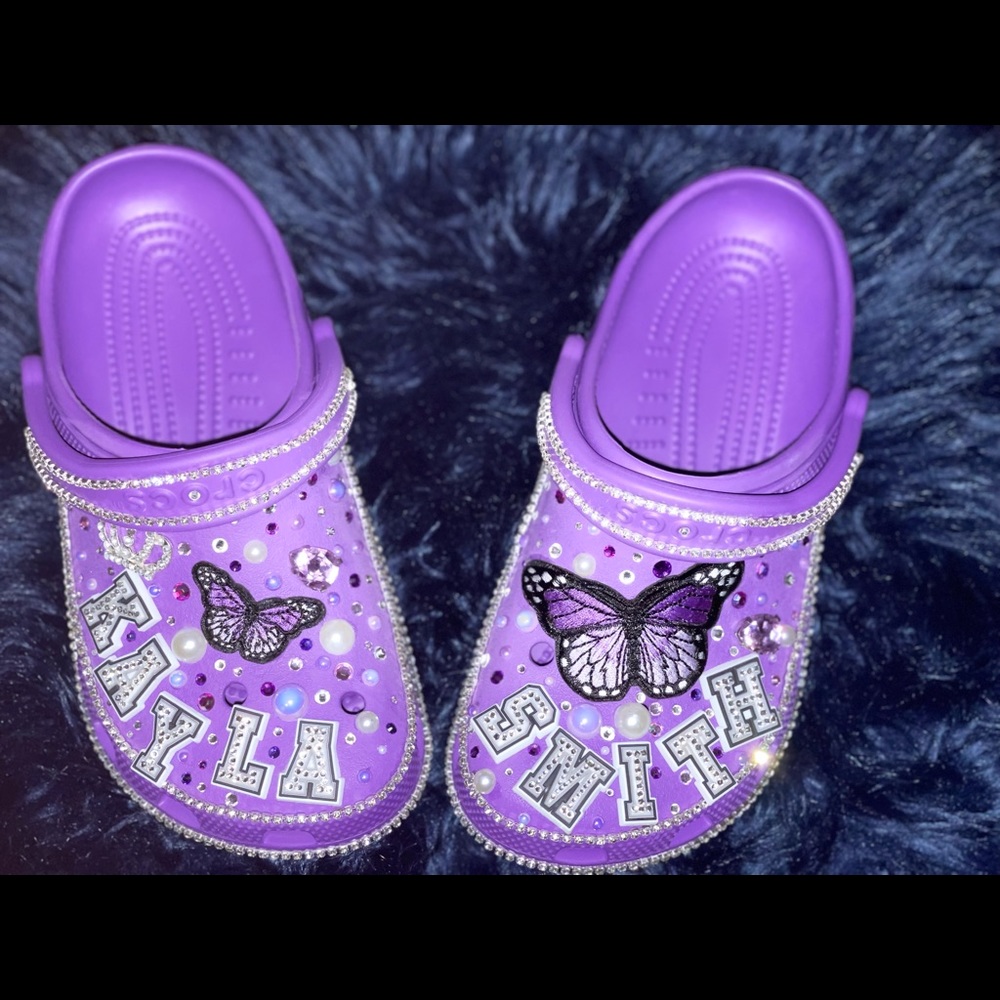 I sell custom crocs on I.G Creatif_crystals follow like share